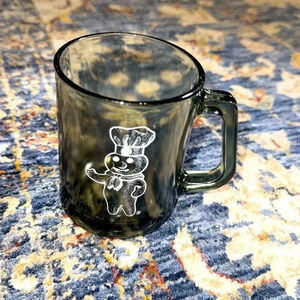 The Pillsbury Doughboy Co. Clear Glass Doughboy Coffee/Tea Mug Cup